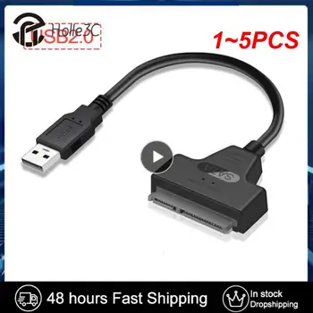 1 ~ 5ШТ Кабель-адаптер USB 3.0 Компьютерные Кабели Разъемы Usb 2.0 Кабель Sata До 6 Гбит/с Поддержка Внешнего SSD Жесткого диска 22 Pin