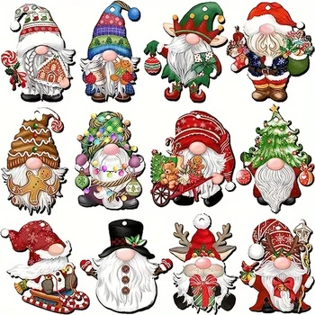 1 шт. Рождественский деревянный декор, Рождественский Снеговик, подвесные украшения, Рождественская елка, сувениры для рождественской вечеринки на открытом воздухе