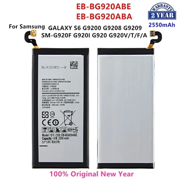100% Новый EB-BG920ABE EB-BG920ABA Аккумулятор емкостью 2550 мАч для Galaxy S6 G9200 G9208 G9209 G920F G920 G920V/T/F/A/I + Инструменты