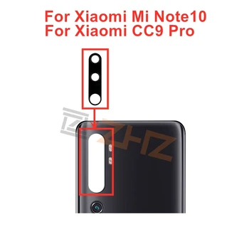 2 шт. для камеры Xiaomi Mi Note 10 Стеклянный объектив для Xiaomi CC9 Pro Задняя Задняя камера Стеклянный объектив с клеем Запасные части для ремонта