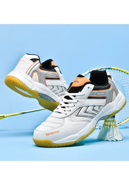 2023 Новые зимние ботинки для бадминтона Обувь для настольного тенниса на резиновой подошве Для мужчин Удобные износостойкие женские кроссовки для бадминтона