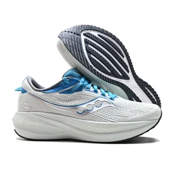 2024 НОВЫЙ оригинальный Saucony Triump-h 21 Victory Runner Speed Cross Running Повседневная обувь Для мужчин И женщин, Амортизирующие Гоночные Дорожные кроссовки