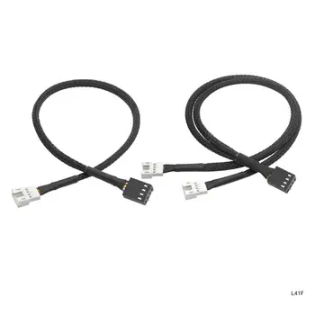 4-контактный Удлинительный кабель Материнская плата От 1 до 1/2 разъемов с разветвителями, Кабель питания вентилятора CPU PWM, Практичные Аксессуары