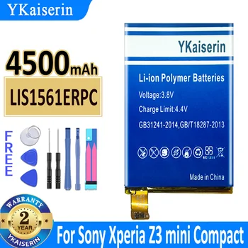 4500 мАч YKaiserin Аккумулятор LIS1561ERPC Для Sony Xperia Z3 mini Compact Z3c M55W z3mini D5803 D5833 SO-02G/C4 E5333 E5363 E5306