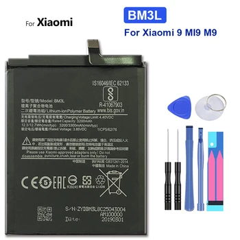 BM3L 3300 мАч Сменный Высококачественный Аккумулятор Мобильного Телефона Для Xiaomi 9 Xiaomi9 MI9 M9 MI 9 Аккумуляторы Смартфонов