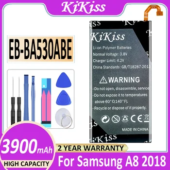 KiKiss Аккумулятор 3900 мАч EB-BA530ABE для Samsung Galaxy A8 2018 A530 SM-A530F SM-A530N A530N Bateria