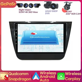 Автомобильный радиоплеер Qualcomm Auto Для MG ZS I 2014 2015-2017 Android Навигация Аудио Carplay Dash Cam 5G Wifi GPS BT NO 2din DVD