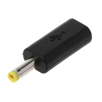 Адаптер Micro USB для постоянного тока 4,0x1,7 мм Разъем Преобразователя для зарядки ноутбука Зарядный Штекер Plug for Play Преобразователь для зарядки