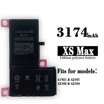Аккумулятор Для iPhone Xs Max A1921 A2101 A2102 A2104 Высокой Емкости Bateria 3174mAh Сменный Аккумулятор