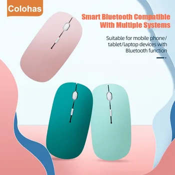 Беспроводная двухрежимная мышь Bluetooth 2.4G Magic Silent Эргономичные игровые мыши для портативных ПК, компьютера Macbook, офисной игровой мыши