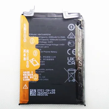 Быстрая зарядка аккумулятора 4300mAh HB476489EFW для аккумулятора мобильного телефона Huawei Nova 9