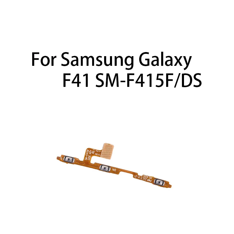 Включение, выключение звука, клавиша управления, Кнопка регулировки громкости, Гибкий кабель для Samsung Galaxy F41 SM-F415F/DS