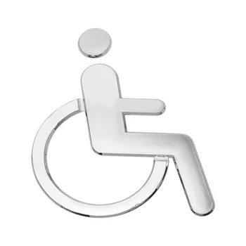 Вывеска туалета для инвалидов-колясочников Табличка на двери туалета для инвалидов-колясочников