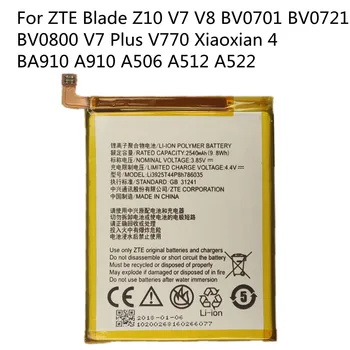 Высококачественный Оригинальный аккумулятор Li3925T44P8h786035 Для Телефонов ZTE Blade V7 Z10 BA910 A910 A512 Xiaoxian 4 BV0701