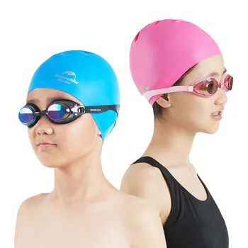 Детская силиконовая шапочка для плавания из высокоэластичного силикона для мальчиков и девочек, водонепроницаемая шапочка для плавания, оборудование для плавания