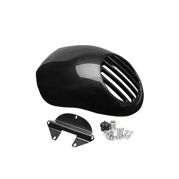 Для Harley 883 XL1200 Модифицированная решетка головного света, протектор лампы, обтекатель, аксессуары для мотоциклов, матовый черный
