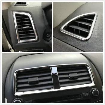 Для Mitsubishi Outlander Sport ASX RVR 2013-2023 Хромированный Кондиционер На Выходе Воздуха Вентиляционная Рамка Наклейки Крышка Отделка Автомобиля Для Укладки