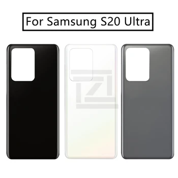 Для Samsung Galaxy S20 Ultra Задняя Крышка Батарейного Отсека Корпус Задней Двери Боковая Клавиша G988 Крышка Батарейного Отсека Корпус задней двери