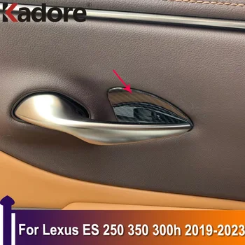 Защитная Наклейка Для Накладки Дверной Ручки Lexus ES 250 350 300h 2019-2021 2022 2023 Аксессуары Для Интерьера Автомобиля Из Углеродного Волокна
