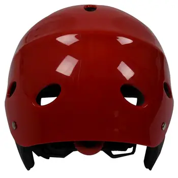 Защитный шлем с 11 дыхательными отверстиями для водных видов спорта, каяк, каноэ, доска для серфинга, гребля для серфинга - красный