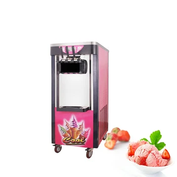 Коммерческий автомат для приготовления мягкого мороженого с тремя головками прошел сертификацию CE