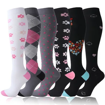 Компрессионные носки Мужские женские Медицинские Носки для кормления при варикозном расширении вен Для бега на свежем воздухе, спортивные носки для беременных