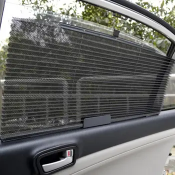Летняя автомобильная Автоматическая Убирающаяся шторка на боковом окне, Солнцезащитный козырек, Шторка от солнца