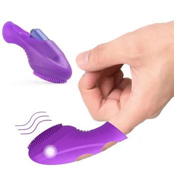Массаж вибратором точки G Силиконовый рукав для пальцев Стимуляция клитора Вибрирующее яйцо Секс-игрушки для женщин Мастурбация Игры для взрослых