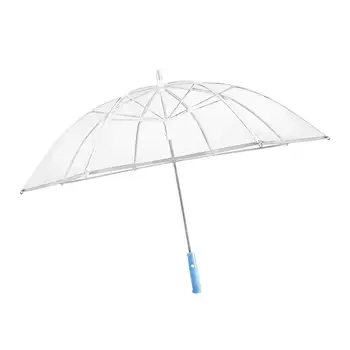 Модный прозрачный легкий дорожный светодиодный зонт с фонариком для прогулок на свежем воздухе, походов, скалолазания