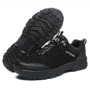 Мужская походная обувь большого размера 49, нескользящие треккинговые кроссовки, обувь для альпинизма, Дышащая походная обувь для путешествий