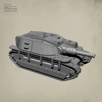 Наборы моделей из смолы 1/144 50 мм, бесцветные и собираемые самостоятельно (танк) TD-4124
