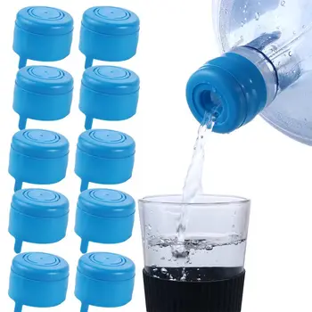Пластиковые крышки для бутылок с защитой от брызг многоразового использования, не проливающиеся на кувшины для воды, заменяющие защелкивающиеся крышки