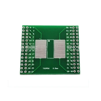 Плата передачи TSOP56 TSOP48 к DIP56 Адаптер платы DIP Pin Серии AM29 IC Тестовая Пластина Печатная плата с шагом 0,5 мм 0,65 мм 2,54 мм