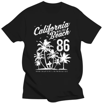 Пляжная футболка California Surf S Мужская Surfing 3Xl Paradise Ride Waves Мужская футболка с рисунком S-3Xl