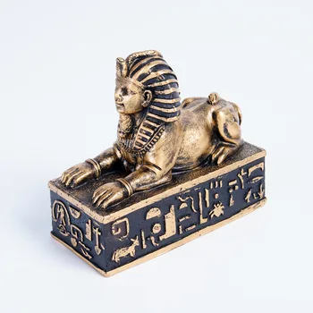 Подарок в египетском стиле, модель Сфинкса, туристический сувенир, побег из секретной комнаты, декоративные украшения в виде льва