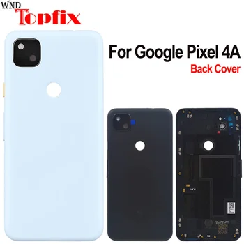 Полностью Новый Для Google Pixel 4A Чехол для Батарейного Отсека Задняя Крышка Корпуса Задняя Крышка Для Pixel 4A Задняя Крышка Батарейного Отсека С Объективом Камеры
