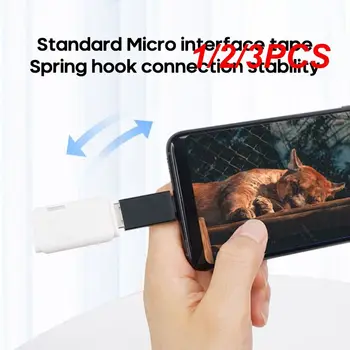 Портативный порт Micro B из алюминиевого сплава к USB3.0 адаптеру Android OTG для мобильного телефона, планшетного ПК V8 к USB-разъему