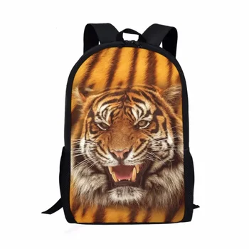 Рюкзак с рисунком тигровых животных для мальчиков и девочек, сумка для ноутбука для подростков, Школьная сумка для студентов, Повседневный рюкзак для путешествий, рюкзаки