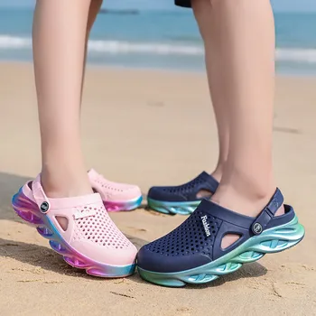 Сандалии для Женщин Мужские Дышащие Пляжные Водные Модные Садовые Сабо Aqua Shoes Легкие Треккинговые Болотные Тапочки 36-45
