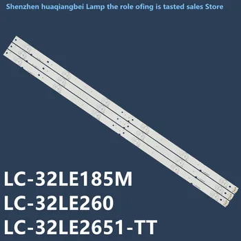 Светодиодная лента подсветки ДЛЯ Sharp LC32LE180M LC-32LE185M 32LE260 LC-32LE2651-TT Light bar A-HWCQ32D676 3V 6LED 633MM 100% НОВЫЙ