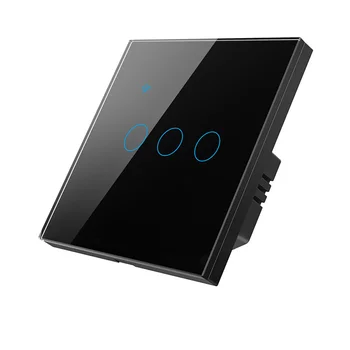 Сенсорный Выключатель Света 1/2/3/4 Группы Smart Touch Switch Home Assistant Настенные Выключатели Света Tuya Wif 3 Метода Управления Лидер Продаж