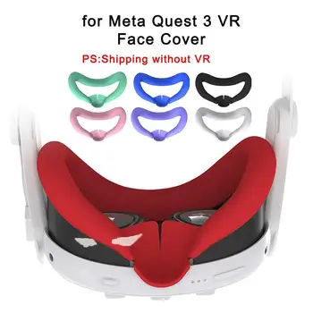 Силиконовая Накладка для лица Meta Quest 3 Замена Очков VR Face Interface Cover Защита От Пота Силиконовая Накладка Для лица Quest 3 VR
