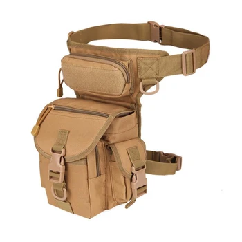 Тактическая поясная сумка для ног, дорожная поясная сумка Molle, военная нейлоновая водонепроницаемая сумка для ног, 800D, мужская охота, кемпинг, Велоспорт, треккинг