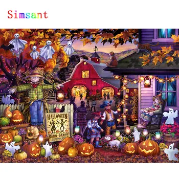 Украшение дома Хэллоуин гобелен летучая мышь тыква счастливый Хэллоуин гобелен настенный фон для вечеринки гобелены Настенные украшения