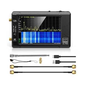 Ультра Ручной Анализатор Спектра Tinysa, 4,0-дюймовый Радиочастотный Генератор Малой Частоты 2 В диапазоне От 1100 кГц До 5,3 ГГц, Генератор Сигналов SMA-Кабели