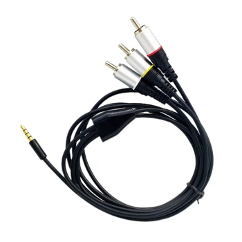 Универсальный кабель 16FB от 3,5 мм до 3RCA для всех ваших потребностей в видео, шнур 59,06 дюйма